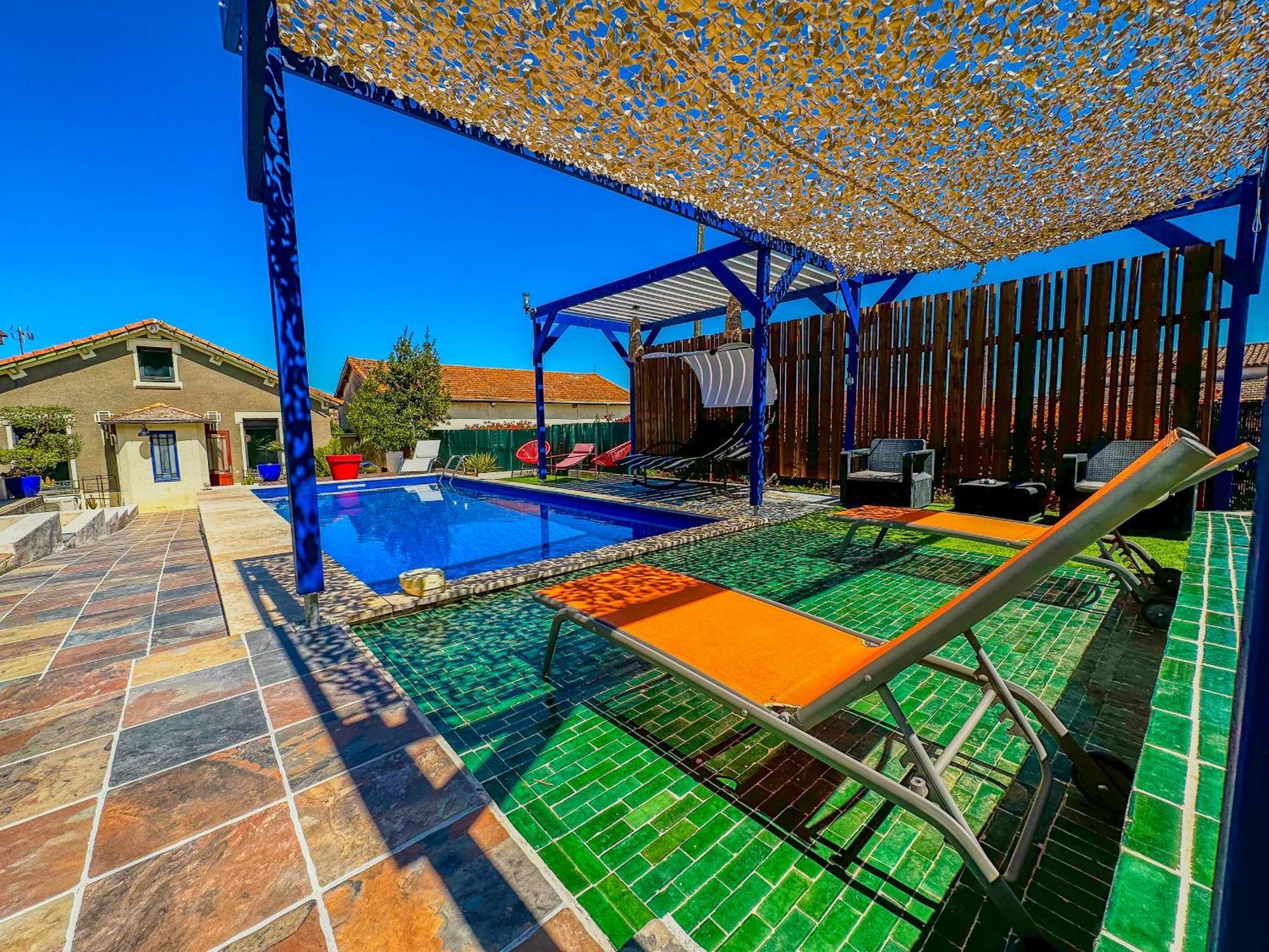 Loft Modern Avec Jardin Piscine Et Pool House Villa Lavalette Exterior photo