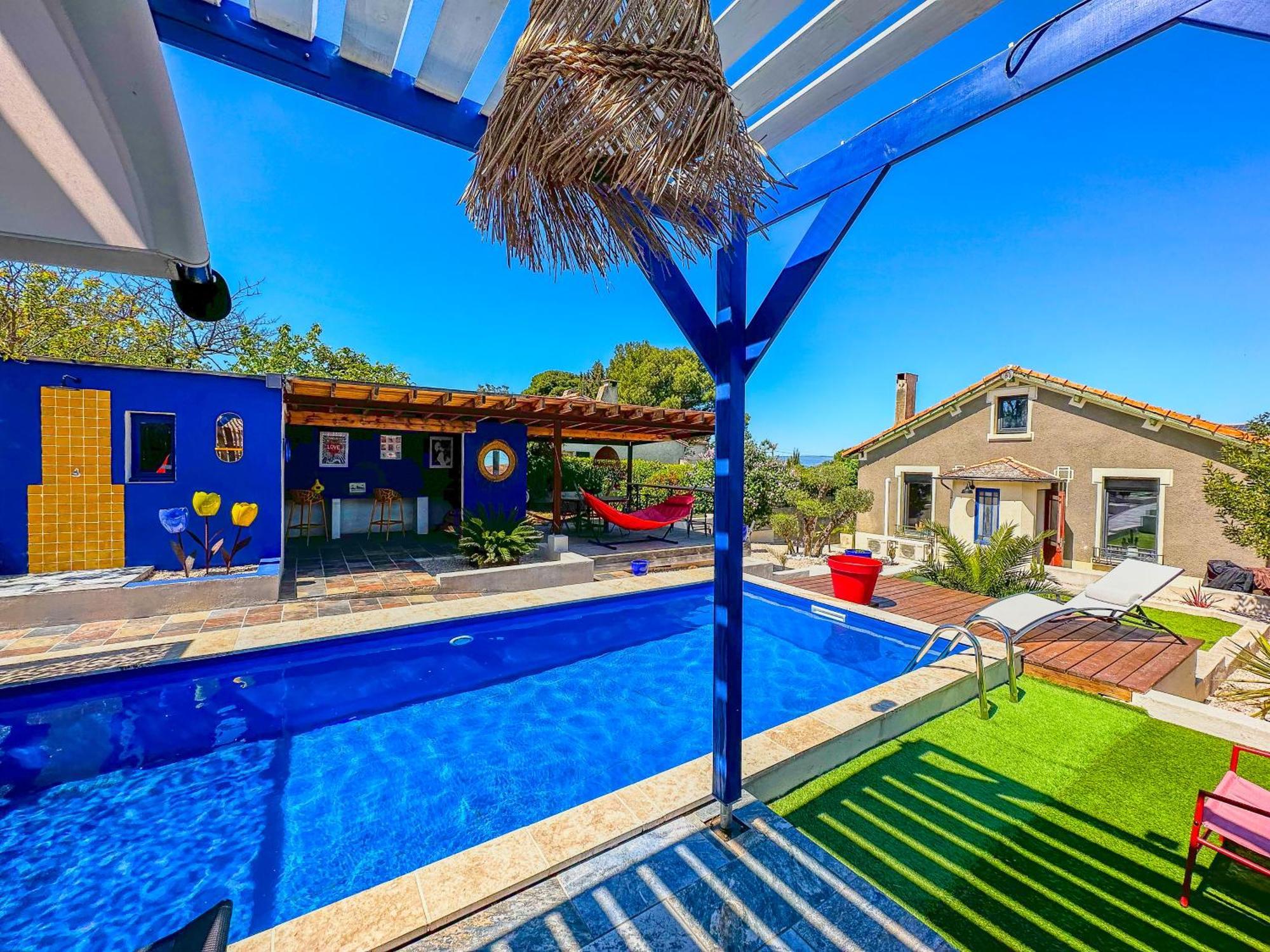 Loft Modern Avec Jardin Piscine Et Pool House Villa Lavalette Exterior photo